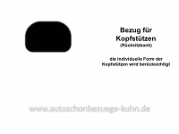 VW Sharan - Kopfstütze für Einzelsitz (Fahrgastbereich)