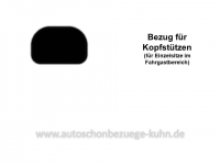 VW T6 Multivan - Kopfstütze für Einzelsitz (Fahrgastbereich)