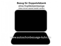 VW Caddy Life - Doppelsitzbank (3. Reihe)