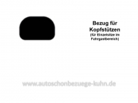 VW T7 Multivan - Kopfstütze für Einzelsitz (Fahrgastbereich)