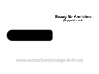 VW T4 Caravelle - Armlehne für Doppelsitzbank (Fahrgastbereich)