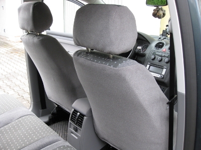 Arizona Vordersitzgarnitur schwarz passend für VW Caddy Maxi Life