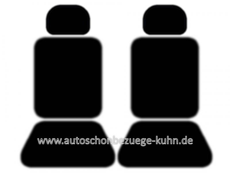 Sitzbezüge Auto für Volkswagen Tiguan I, II (2007-2019) - Vordersitze  Autositzbezüge Set Universal Schonbezüge - Auto-Dekor - Comfort 1+1 - rot  rot