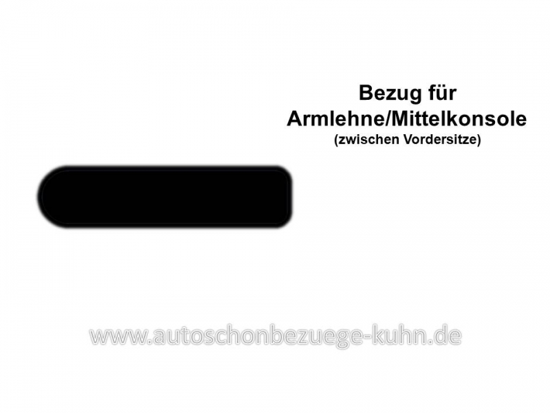 Bezug für Mittelarmlehne (Mittelkonsole) - Audi Q3
