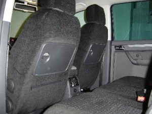 Sitzbezüge passend für VW Touran in Schwarz Komplett